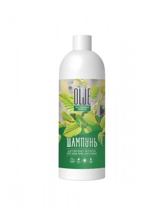 OLJE Натуральный шампунь для сухих волос с экстрактом березовых почек и кератином 1000 мл в Ижевске