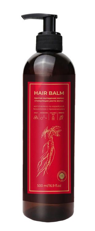 Бальзам для волос с корейским женьшенем и золотом 500 мл в Ижевске