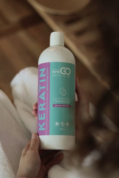 Dctr.Go. Увлажняющий кондиционер бальзам с кератином для волос 1000 мл в Ижевске